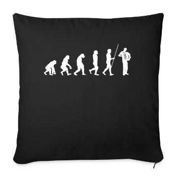 Evolution Accordion Accordion Musical Instrument - Sofa pillowcase 17,3'' x 17,3'' (45 x 45 cm) - black - Front