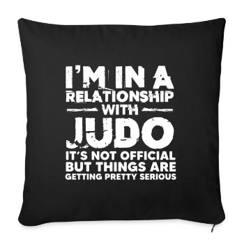 Judo - Sofakissenbezug 45 x 45 cm - Schwarz - Vorne