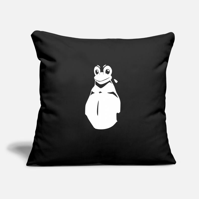 Linux Pinguin Kostüm alle Hacker und Sys Admins Sofakissenbezug 45 x 45 cm