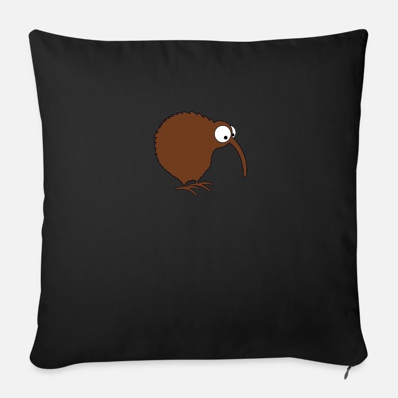 Schnepfenstraus lustiger vogel als geschenk - Sofakissenbezug 45 x 45 cm - Schwarz