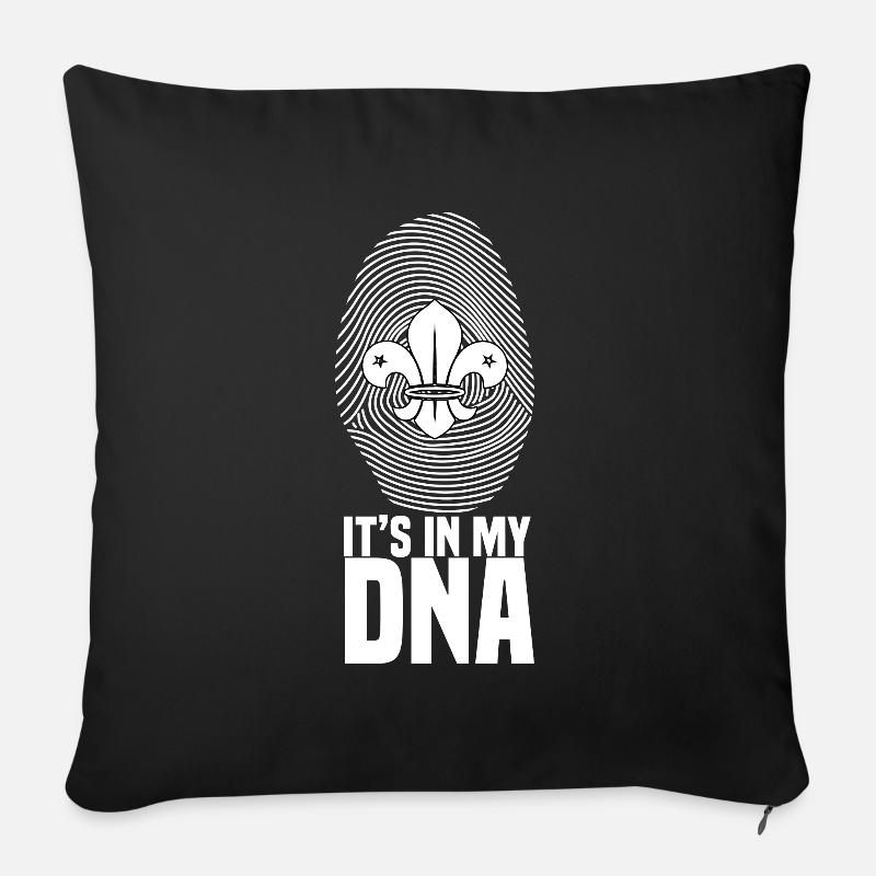 scout - Housse de coussin décorative 45 x 45 cm - noir