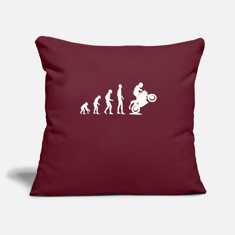 Evolution motorcycle Sofa pillowcase 17,3'' x 17,3'' (45 x 45 cm)