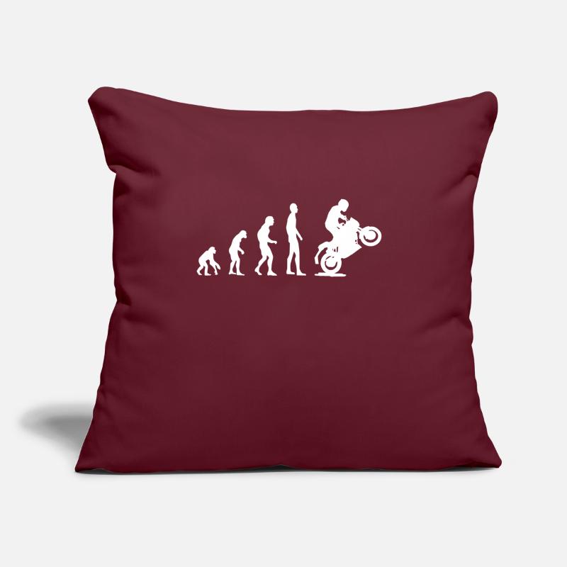 Evolution motorcycle Sofa pillowcase 17,3'' x 17,3'' (45 x 45 cm)