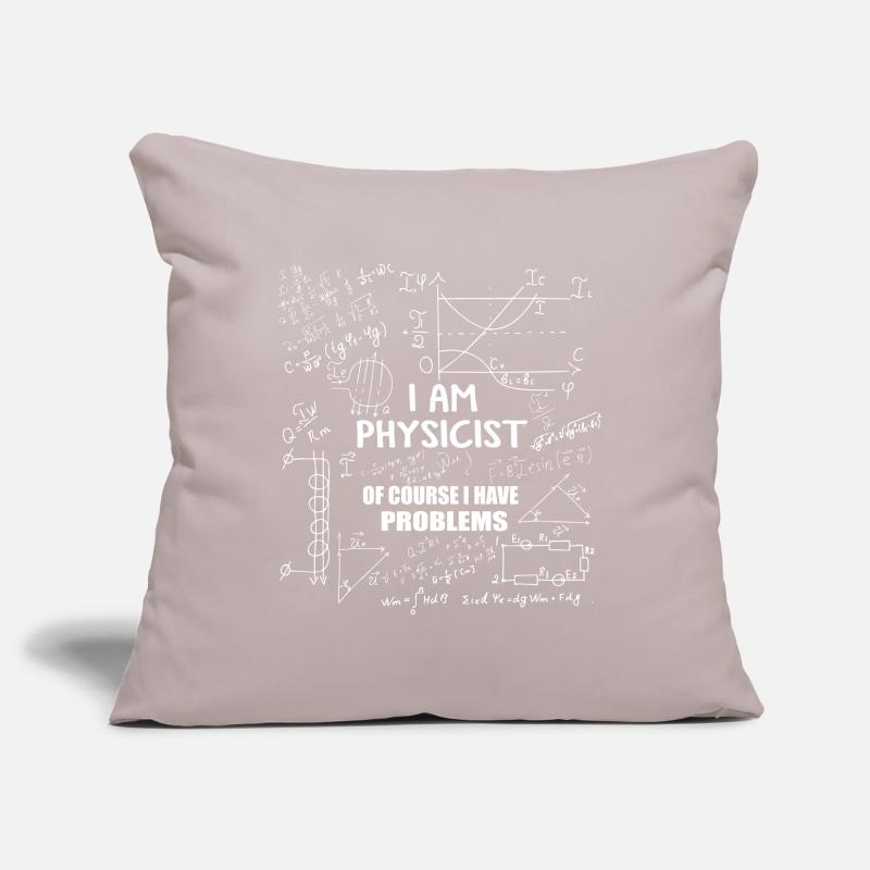 Physicist problem nerd math formula Sofa pillowcase 17,3'' x 17,3'' (45 x 45 cm)