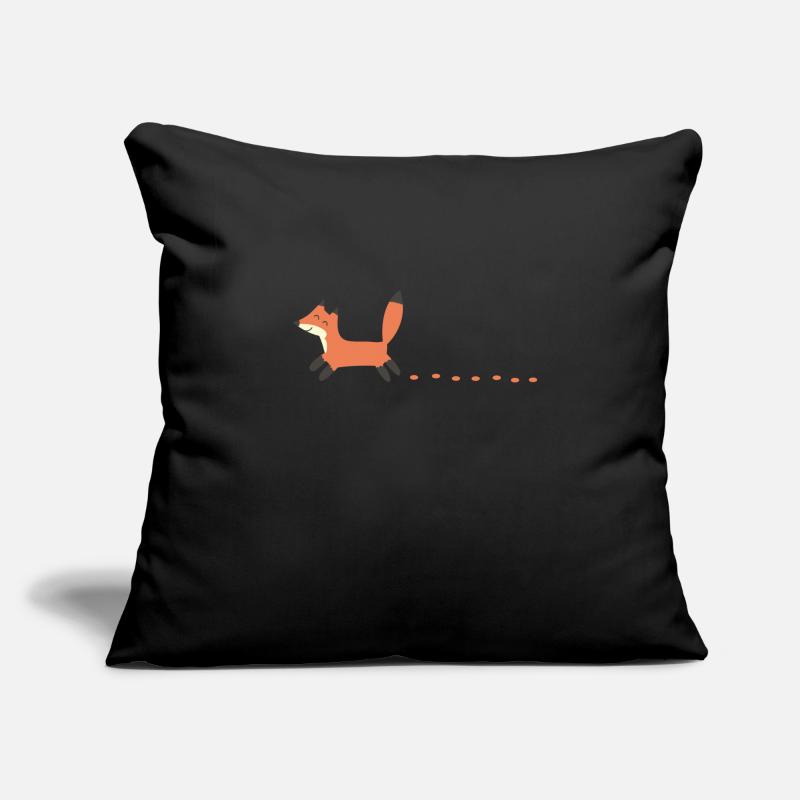 Fox Foxes Fox Tracks Fox Lovers Gift Sofa pillowcase 17,3'' x 17,3'' (45 x 45 cm)