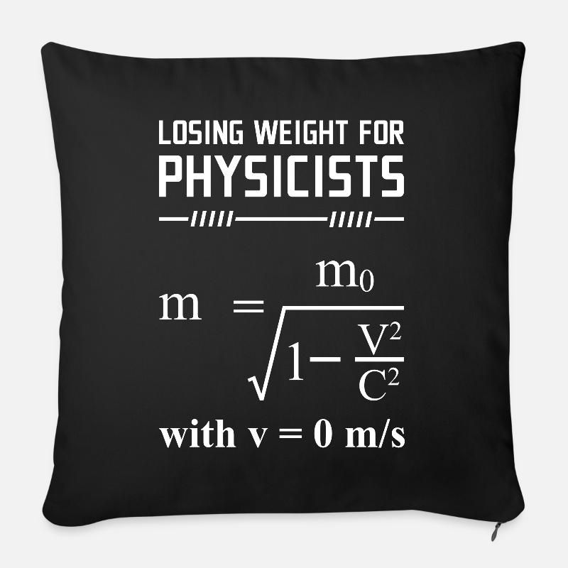 Theoretischer Physiker Physik lustige Geschenkidee - Sofakissenbezug 45 x 45 cm - Schwarz