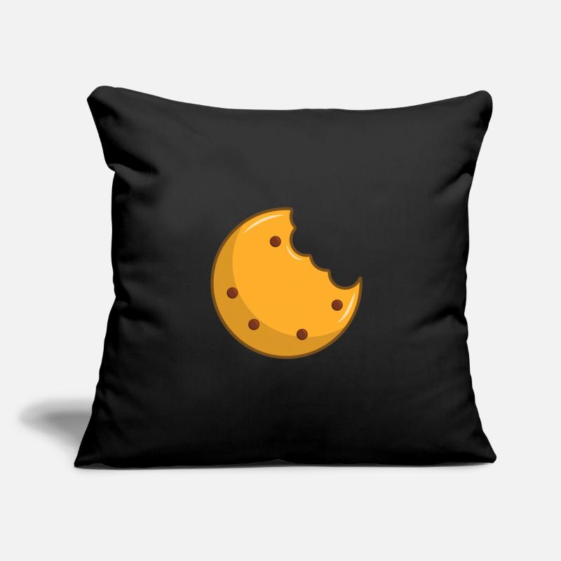 Biscuit aux biscuits Housse de coussin décorative 45 x 45 cm