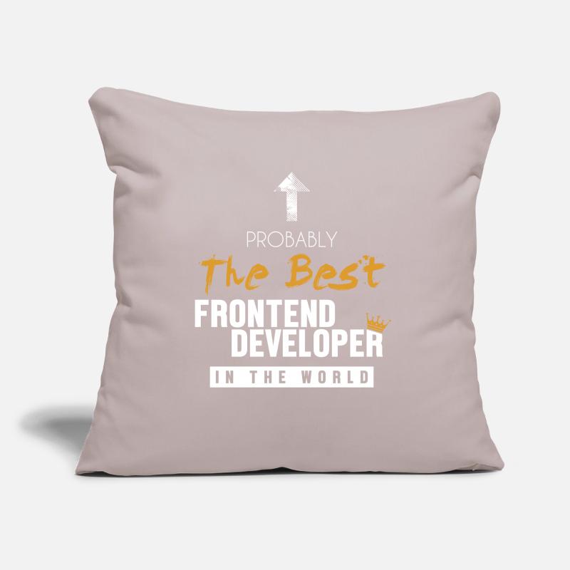 Best Frontend Developer World Developer Coder Sofakissenbezug 45 x 45 cm