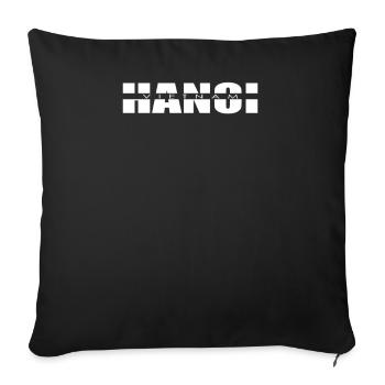 Streetwear Vietnam moderne - Housse de coussin décorative 45 x 45 cm - noir - Devant