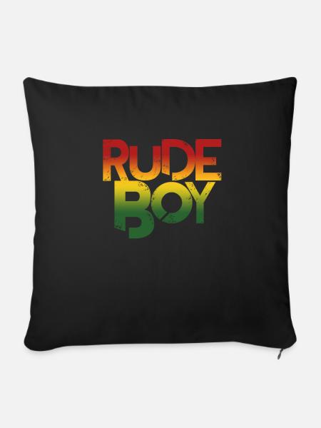 Rasta - Sofakissenbezug 45 x 45 cm - Schwarz