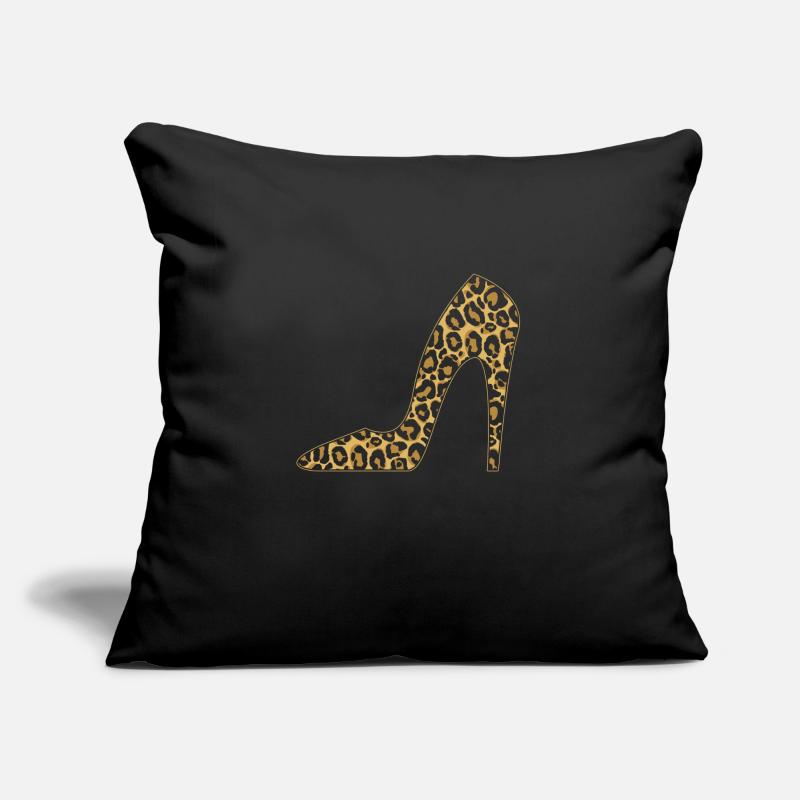 High heels leopard leo pattern Sofa pillowcase 17,3'' x 17,3'' (45 x 45 cm)