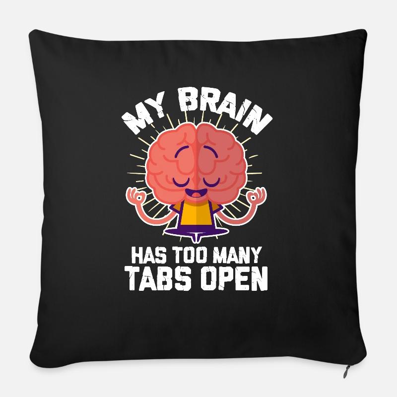 Nerd Nerds Nerde geschenke Nerd Outfit - Sofakissenbezug 45 x 45 cm - Schwarz