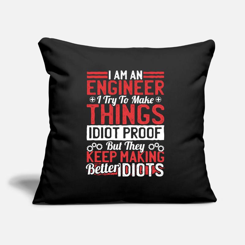 Engineer Gift - Engineer Sofa pillowcase 17,3'' x 17,3'' (45 x 45 cm)