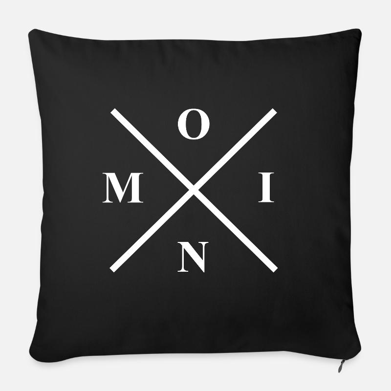 Moin Design - Sofakissenbezug 45 x 45 cm - Schwarz