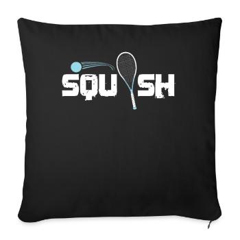 squash - Sofa pillowcase 17,3'' x 17,3'' (45 x 45 cm) - black - Front