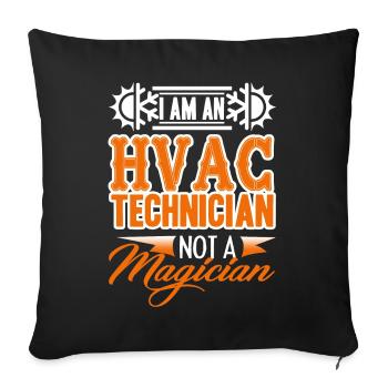 HVAC Technician I'm An HVAC Technician - Sofa pillowcase 17,3'' x 17,3'' (45 x 45 cm) - black - Front