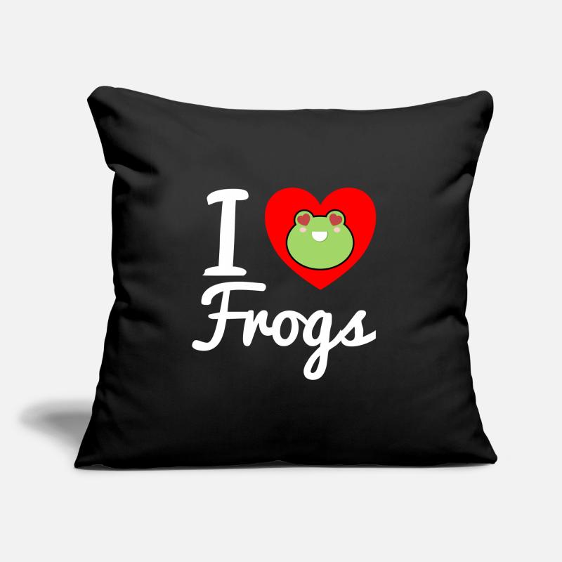 Frog toad tree frog croak frog prince fairy tale Sofa pillowcase 17,3'' x 17,3'' (45 x 45 cm)