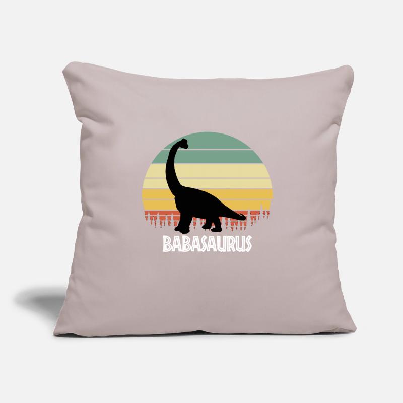 BABASAURUS BABA SAURUS BABA DINOSAURE Housse de coussin décorative 45 x 45 cm