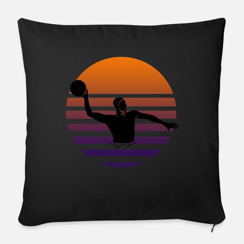 Wasserball - Sofakissenbezug 45 x 45 cm - Schwarz