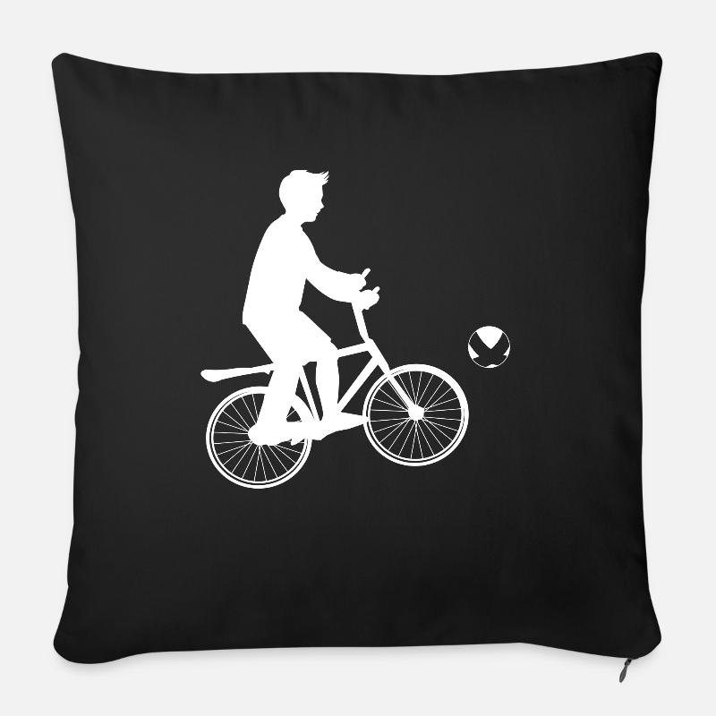Radball - Sofakissenbezug 45 x 45 cm - Schwarz