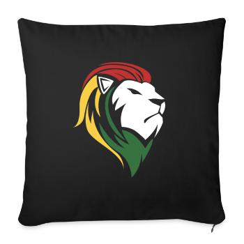 Rasta - Sofa pillowcase 17,3'' x 17,3'' (45 x 45 cm) - black - Front
