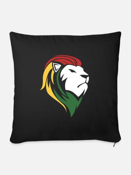 Rasta - Sofakissenbezug 45 x 45 cm - Schwarz