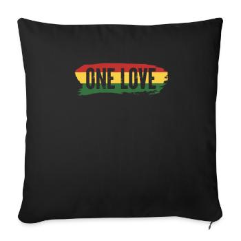 Rasta - Housse de coussin décorative 45 x 45 cm - noir - Devant