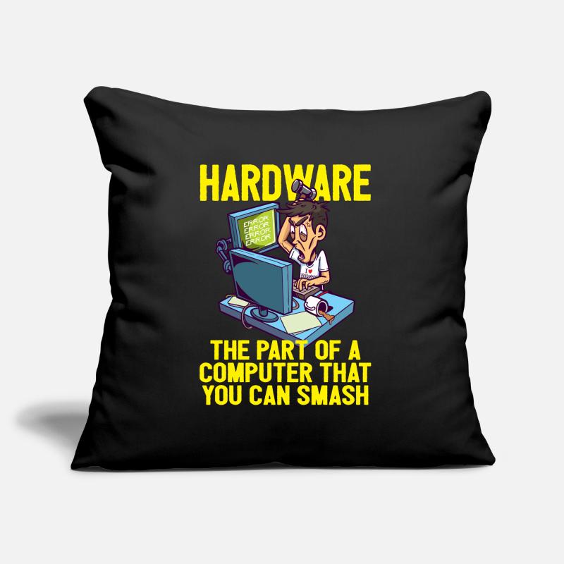 Smash PC Hardware Debugging IT Coder Informatik Sofakissenbezug 45 x 45 cm