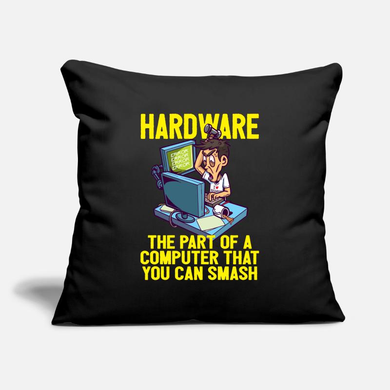 Smash PC Hardware Debugging IT Coder Informatik Sofakissenbezug 45 x 45 cm