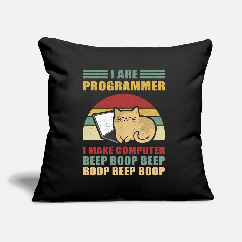 Programmeurs Don Admin Informatique Informaticien Housse de coussin décorative 45 x 45 cm