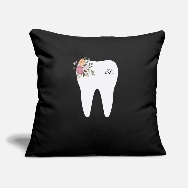 tooth Sofa pillowcase 17,3'' x 17,3'' (45 x 45 cm)
