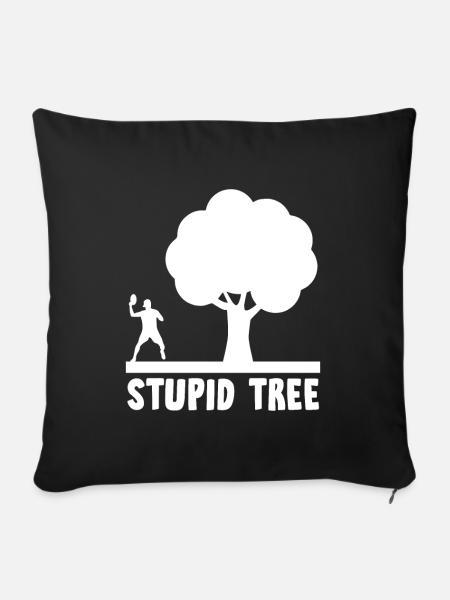 Disc Golf - Sofakissenbezug 45 x 45 cm - Schwarz
