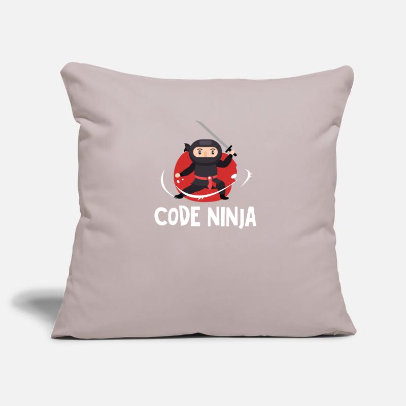 Code Ninja Programmierung Sofakissenbezug 45 x 45 cm