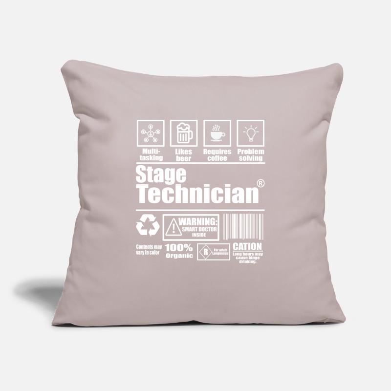 Stage technician Sofa pillowcase 17,3'' x 17,3'' (45 x 45 cm)