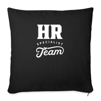 HR Specialist Team Human Resources HR Spezialist - Sofakissenbezug 45 x 45 cm - Schwarz - Vorne