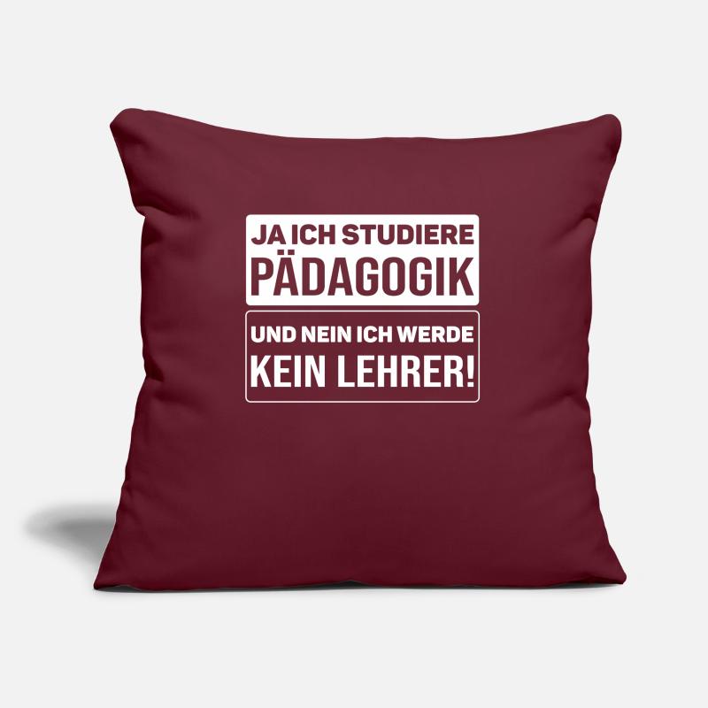 Pädagogikstudent Pädagogik Studium Studierende Sofakissenbezug 45 x 45 cm