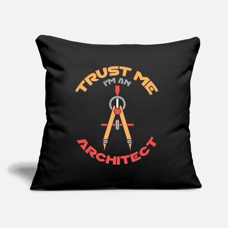 Architect architecture gift idea house construction building Sofa pillowcase 17,3'' x 17,3'' (45 x 45 cm)