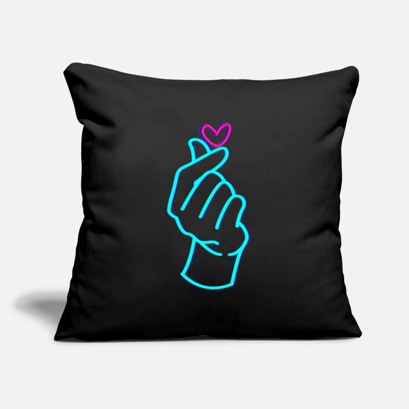 K-Pop Korea Pop Kdrama Kpop Corée Coréenne Housse de coussin décorative 45 x 45 cm
