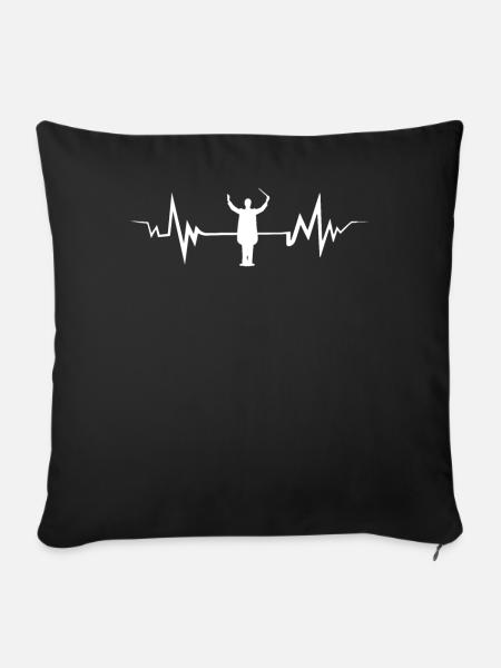 Epic Konduktor Shirt - Sofakissenbezug 45 x 45 cm - Schwarz