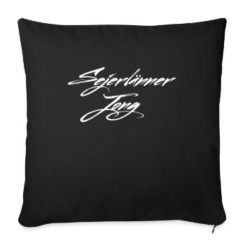 Sejerlänner Jong Wahrer Siegerländer - Sofa pillowcase 17,3'' x 17,3'' (45 x 45 cm) - black - Front