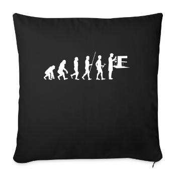 chemistry - Sofa pillowcase 17,3'' x 17,3'' (45 x 45 cm) - black - Front
