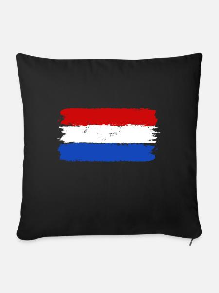 Holland - Sofakissenbezug 45 x 45 cm - Schwarz