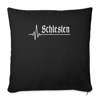 Schlesien Polen Schlesier Geschenk - Sofakissenbezug 45 x 45 cm - Schwarz - Vorne
