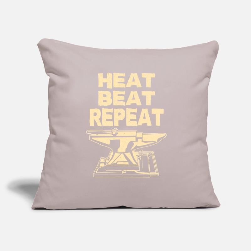 Blacksmith Blacksmith Blacksmith Blacksmith Metalwork Smith Sofa pillowcase 17,3'' x 17,3'' (45 x 45 cm)