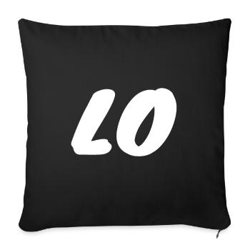 Pair team shirt - Sofa pillowcase 17,3'' x 17,3'' (45 x 45 cm) - black - Front