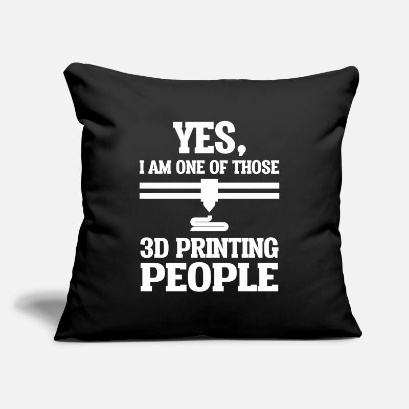 3D Printer Plastic Print Printer Bastler Hobby Sofa pillowcase 17,3'' x 17,3'' (45 x 45 cm)