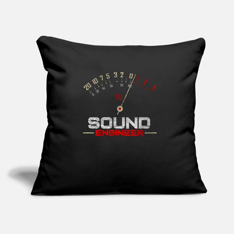 Sound Engineer VU Meter - Tontechniker Tontechnik Sofakissenbezug 45 x 45 cm