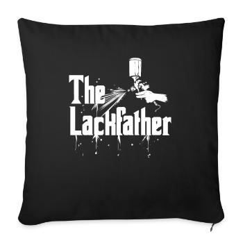 The Lackfather - Lackierer & Autolackierer - Sofakissenbezug 45 x 45 cm - Schwarz - Vorne