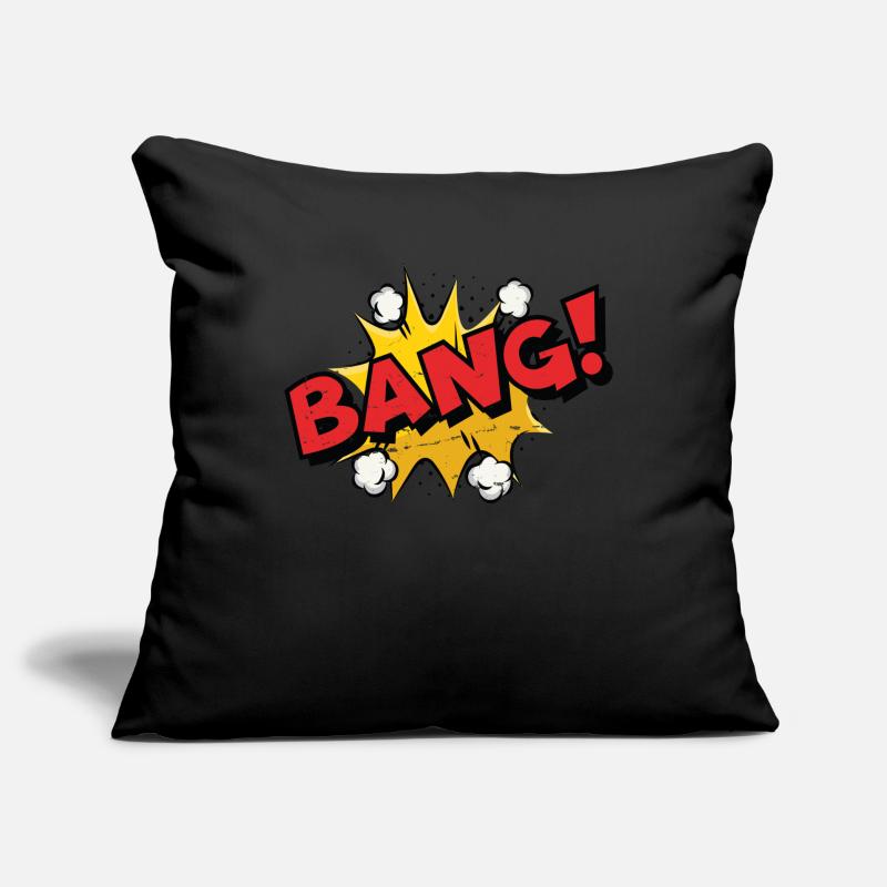 Afraid! Comic Speech Bubble Sofa pillowcase 17,3'' x 17,3'' (45 x 45 cm)
