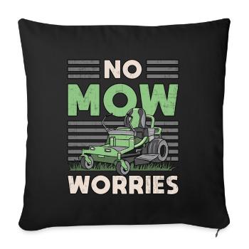 Jardinage Jardin plantes Horticulture Aménagement paysager - Housse de coussin décorative 45 x 45 cm - noir - Devant